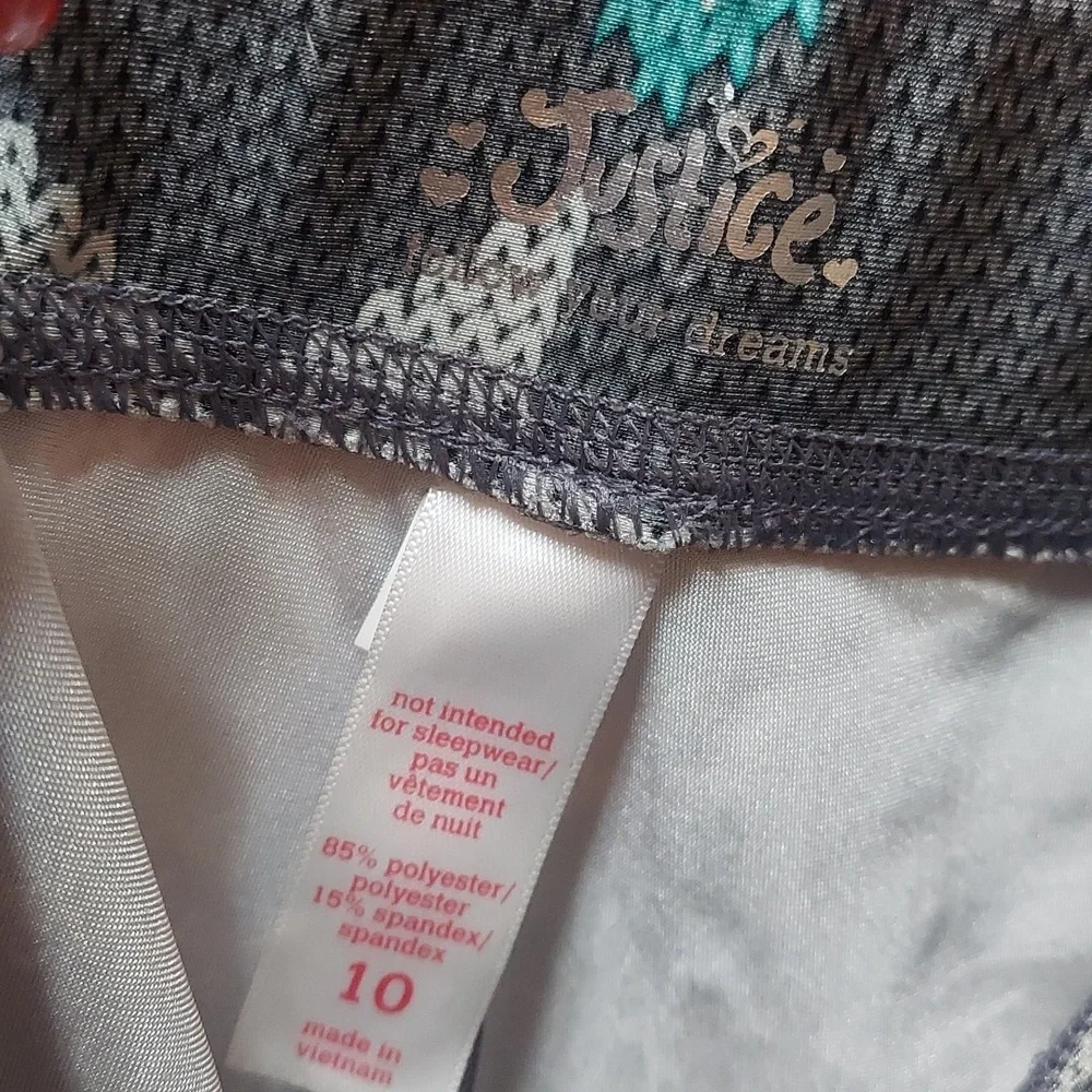Girls Justice Size 10 Leggings